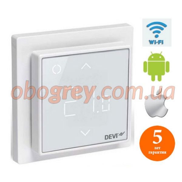 Фото – Терморегулятор Devireg™ Smart White